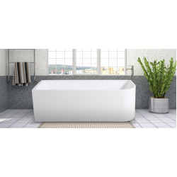 CBT1700R-500  / CBT1700R-580  KDK Back to Wall Corner Bathtub-  1500mm & 1700mm