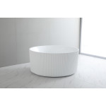 Groove round bathtub 1280mm