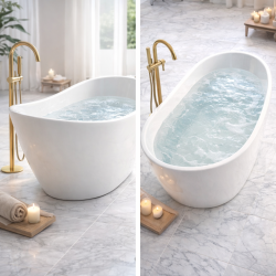 1500mm Double Highback Bathtub EBT1500MW -Discontinued