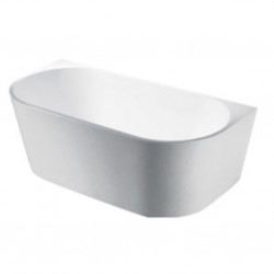 ELBT1400MW  KDK Matte White Back to wall bathtub