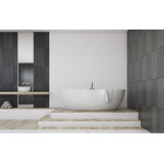 OVBT1530MW  KDK Matte White Oval Free Bathtub