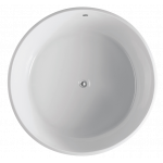 RBT1350 KDK Round Free Standing Bathtub 1350mm &1280mm
