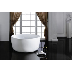 RBT1350 KDK Round Free Standing Bathtub 1350mm &1280mm
