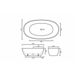 STBT1500MB  Free Standing Bathtub