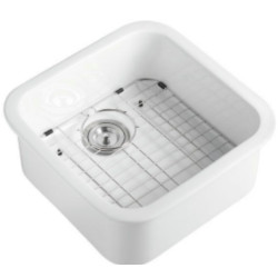 LK-S-EFC483  Fine Fireclay Bar Sink   483*483*203mm