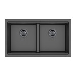 LK-GDKS825 Granite Workstation Sink/ Arctic White/ Matte Black 825*470*241mm