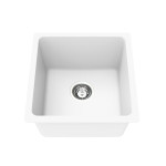 LK-GSKS  2 Colors Granite Sink Single Bowl Matte Black/ Matte White