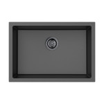 LK-GSKS  2 Colors Granite Sink Single Bowl Matte Black/ Matte White