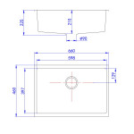 LK-GSKS  2 Colors Granite Sink Single Bowl Matte Black/ Matte White