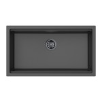 LK-GDKS825 Granite Workstation Sink/ Arctic White/ Matte Black 825*470*241mm