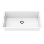 LK-GDKS825 Granite Workstation Sink/ Arctic White/ Matte Black 825*470*241mm