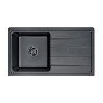 LK-GSKS864 Granite Matte Black Sink With Workstation 864*484*235mm LK-GSKS864 Granite Matte Black Sink With Workstation 864*484*235mm