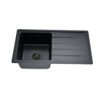 LK-GSKS864 Granite Matte Black Sink With Workstation 864*484*235mm LK-GSKS864 Granite Matte Black Sink With Workstation 864*484*235mm