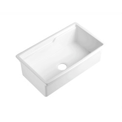 LK-S-VFC813  Fireclay Inset/ Undermount Sink  813*483*255mm