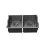LK-SDK-775 Hand Made PVD Stainless Steel Double Bowl Sink 775MM LK-SDK-775 Hand Made PVD Stainless Steel Double Bowl Sink 775MM