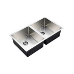 Stainless steel double sink - 7745NDBS Stainless steel double sink - 7745NDBS