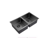 Stainless steel double sink Gunmetal - 7745NDGM Stainless steel double sink Gunmetal - 7745NDGM