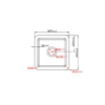 KDK Fireclay Kitchen & Laundry sink-FCS457GW