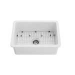 KDK Fireclay Kitchen & Laundry sink-FCS677GW