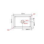 KDK Fireclay Kitchen & Laundry sink-FCS677MB