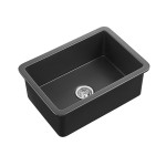 KDK Fireclay Kitchen & Laundry sink-FCS677MB