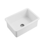 KDK Fireclay Kitchen & Laundry sink-FCS810GW