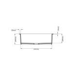 KDK Fireclay Kitchen & Laundry sink-FCS810GW