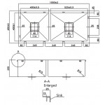 KDK Hand Made Stainless Steel Kitchen sink    PKS-1000S