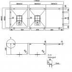 KDK Hand Made Stainless Steel Kitchen sink    PKS-1160DS