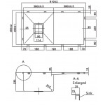 KDK Hand Made Stainless Steel Kitchen sink    PKSS-810DS