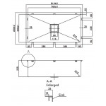 KDK Hand Made Stainless Steel Kitchen sink    PKSS-810S