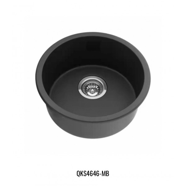 KDK Quartz Under-mount kitchen sink-QKS4646-MB