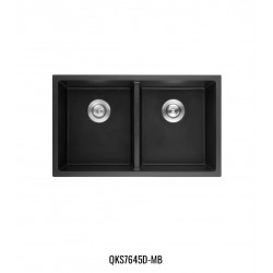 KDK Quartz Under-mount kitchen sink-QKS7645D-MB