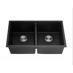 KDK Quartz Under-mount kitchen sink-QKS7645D-MB