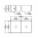 KDK Quartz Butler sink-QKS8348D