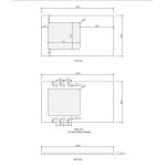 Hampshire white base laundry cabinet with stone and sink LA-1060-BOHB