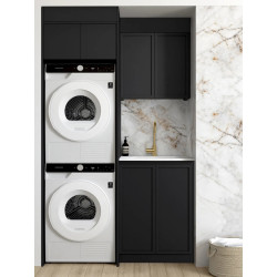 Hampshire Black Laundry Kit 1305*600*2100 LA-1305C-BOHB