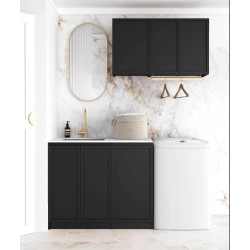 Hampshire Black Laundry Kit 1715x600x2100     LA-1715A-BOHB