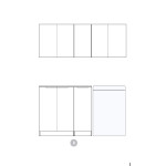 Hampshire White Laundry Kit 1715x600x2100    LA-1715B-BOHW