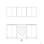 Hampshire White Laundry Kit 1960x600x2100      LA-1960B-BOHW 