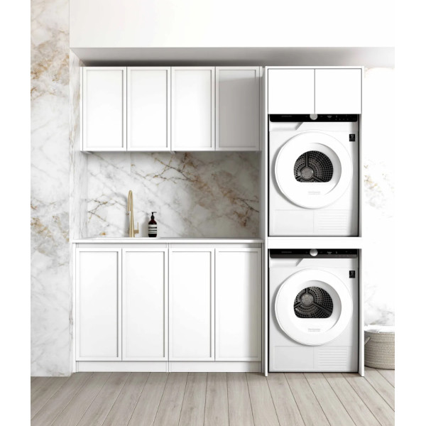 Hampshire White Laundry Kit 1960x600x2100      LA-1960C-BOHW   2 Colors