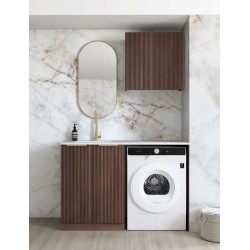 Havana Sable Walnut Laundry Kit 1305x600x2100 LA-1305A-HASW