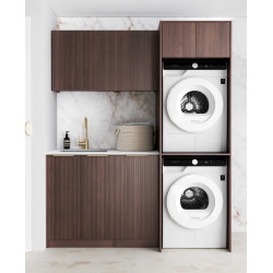 Havana Sable Walnut Laundry Kit 1715x600x2100 LA-1715C-HASW