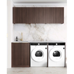 Havana Sable Walnut Laundry Kit 1960x600x2100 LA-1960A-HASW