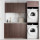 Havana Sable Walnut Laundry Kit 1960x600x2100 LA-1960C-HASW