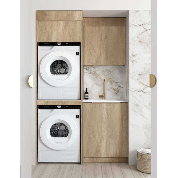 Natural Oak Laundry Cabinet Byron 1305C Set