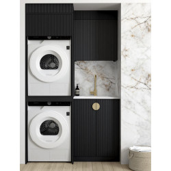 Marlo Black Laundry Kit 1305x600x2100  LA-1305C-MA