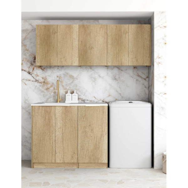 Natural Oak Laundry & Kitchen Cabinet 1715B Set 1715*600*2100mm