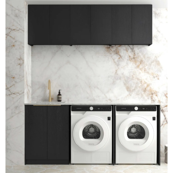 Black Oak Laundry and Kitchen Cabinet 1960A Set 1960*600*2100mm