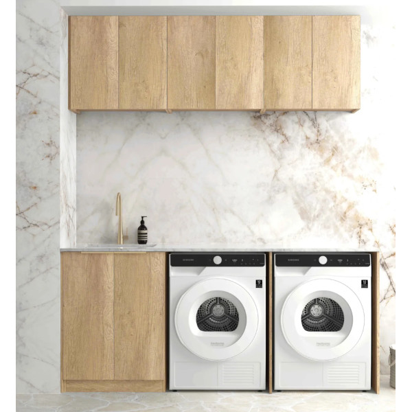 Natural Oak Laundry and Kitchen Cabinet 1960A Set 1960*600*2100mm